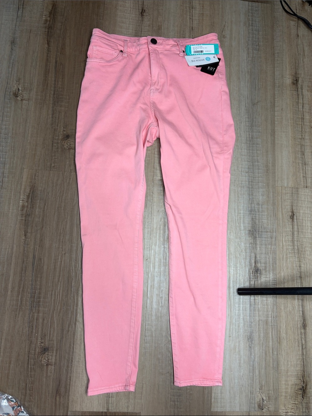 Kut from the Kloth Coral Pink Skinny Jeans